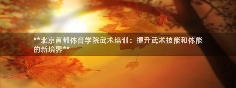 欧陆娱乐计划预测软件哪个好：**北京首都体育学院武术