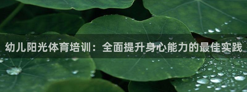 欧陆娱乐计划预测软件下载：幼儿阳光体育培训：全面提升