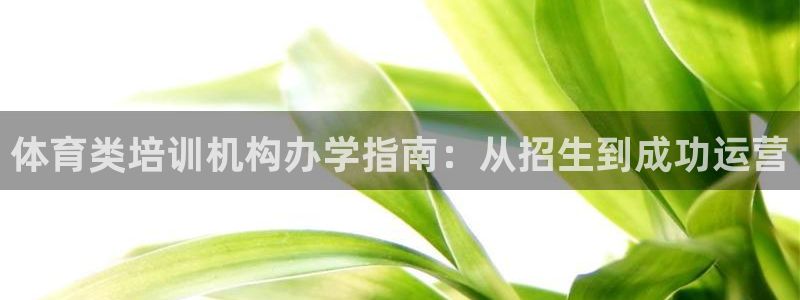 欧陆官网下载：体育类培训机构办学指南：从招生到成功运