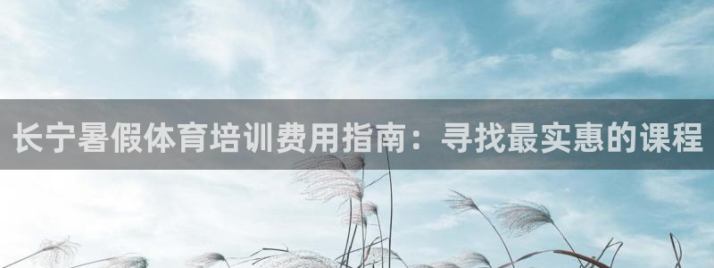 欧陆娱乐怎么样：长宁暑假体育培训费用指南：寻找最实惠