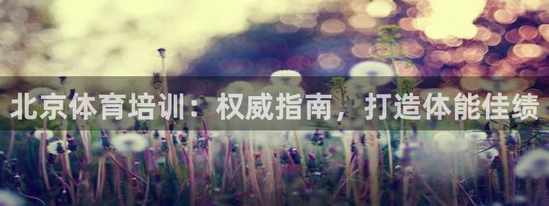 欧陆娱乐平台咋样：北京体育培训：权威指南，打造体能佳